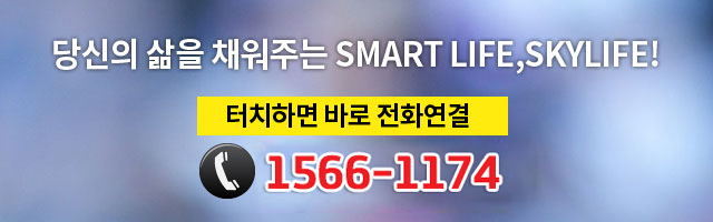 당신의 삶을 채워주는 SMART LIFE,SKYLIFE!